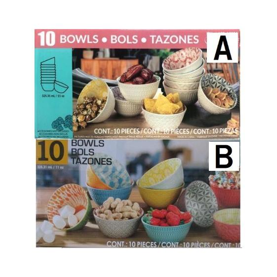Signature Housewares お茶碗 ボウル 10個セット 325ml 直径12cm Stoneware Bowls ライスボウル コストコ食器 レオンスタイル 通販 Yahoo ショッピング