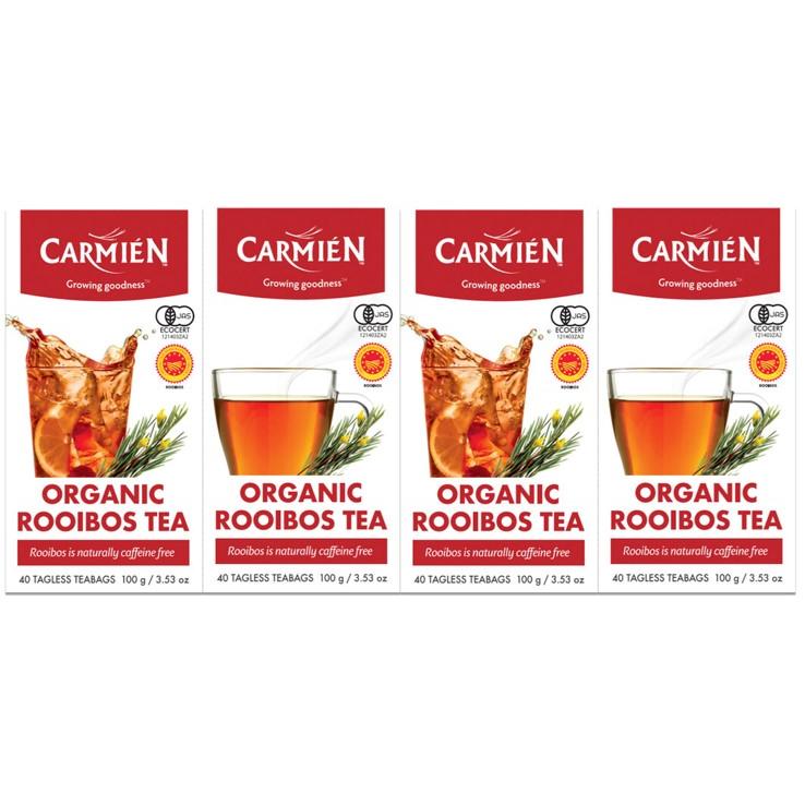 送料無料 カルミエン オーガニック ルイボスティー 160P コストコ 有機 お茶 ティー ルイボス カフェインフリー 南アフリカ