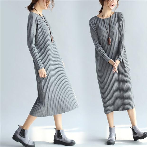 ワンピース レディース ロング丈 ワンピース 長袖 カジュアル ストライプ プルオーバー ファション 春 秋 ゆったり 無地 安い トップス 代 30代 40代 Eternal One00 レオレオ 通販 Yahoo ショッピング