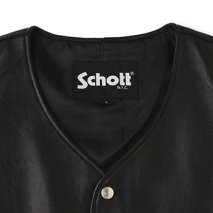 SCHOTT ショット 7822251003 PATCH POCKET LEATHER VEST パッチ