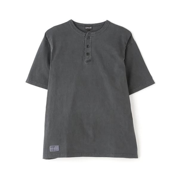 SCHOTT ショット 782-5934008 ピグメント オーバーダイ ヘンリーネック