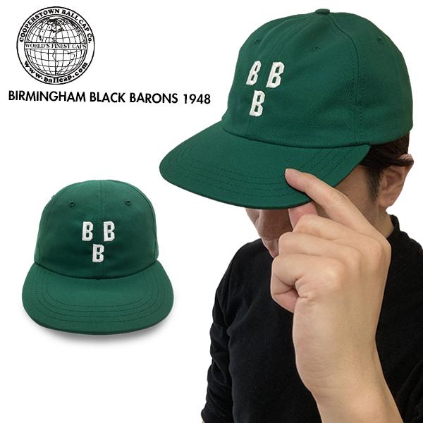 COOPERSTOWN BALLCAP クーパーズタウンボールキャップ  BIRC48 バーミンガムブラックバロンズ1948 ロゴ 春夏秋冬 コットン 綿 100% | 