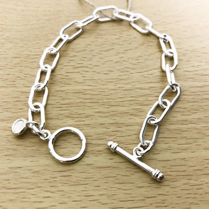 esperanto エスペラント チェーンブレスレット EM-749B シルバー925  CHAIN BRACELET｜reorg｜02