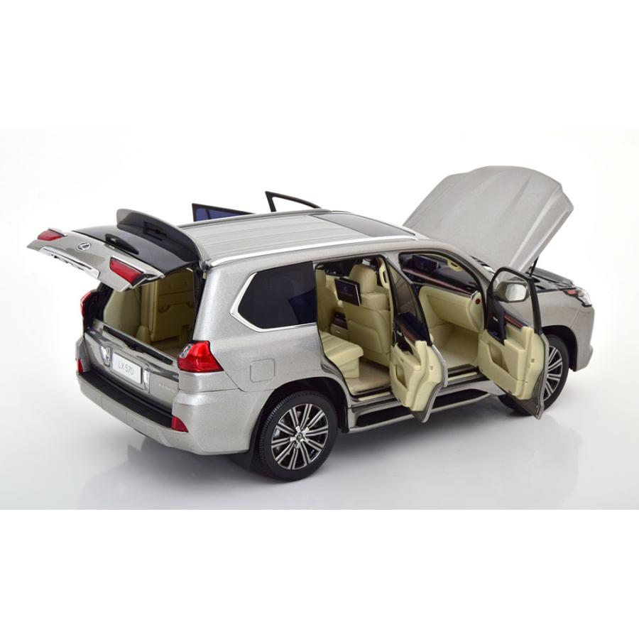 京商 卸売 1/18 レクサス LX570 メタリックグレー Lexus LX570 Silver