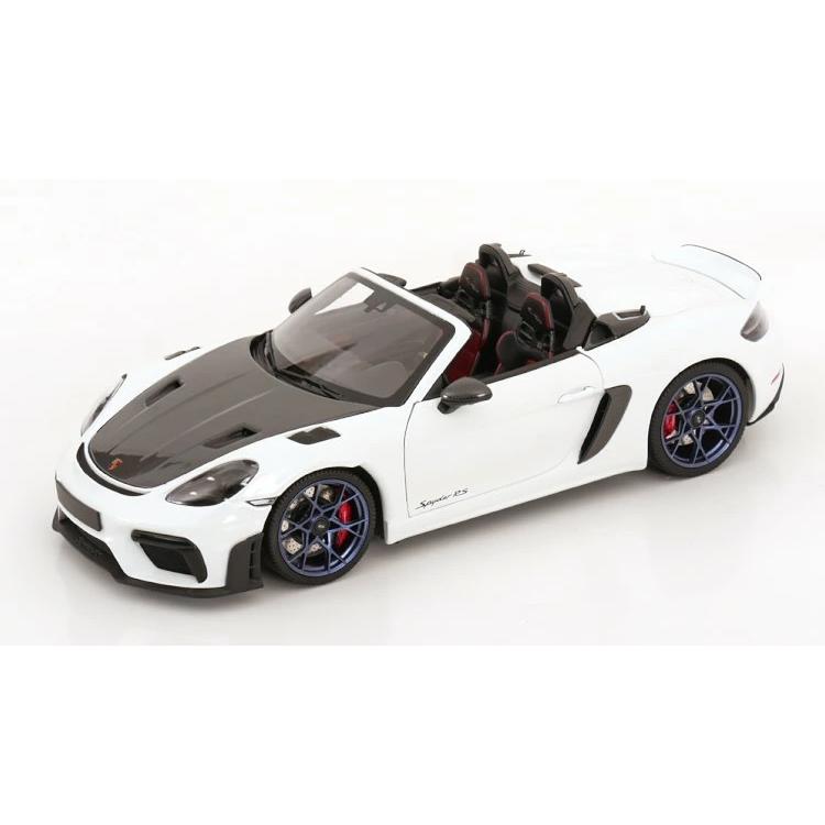 ミニチャンプス 1/18 ポルシェ 718 スパイダー RS Weissach Package