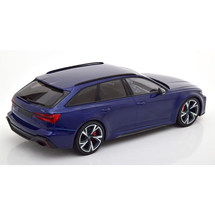 ミニチャンプス 1/18 アウディ RS6 アヴァント C8 2019 ブルー