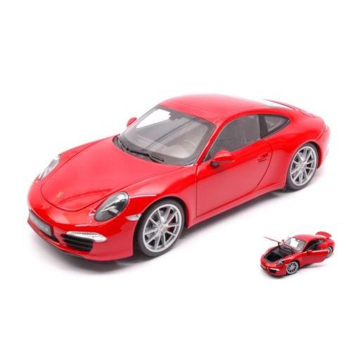 WELLY 1/18 ポルシェ 911 991 カレラ S レッド 開閉 Porsche Carrera