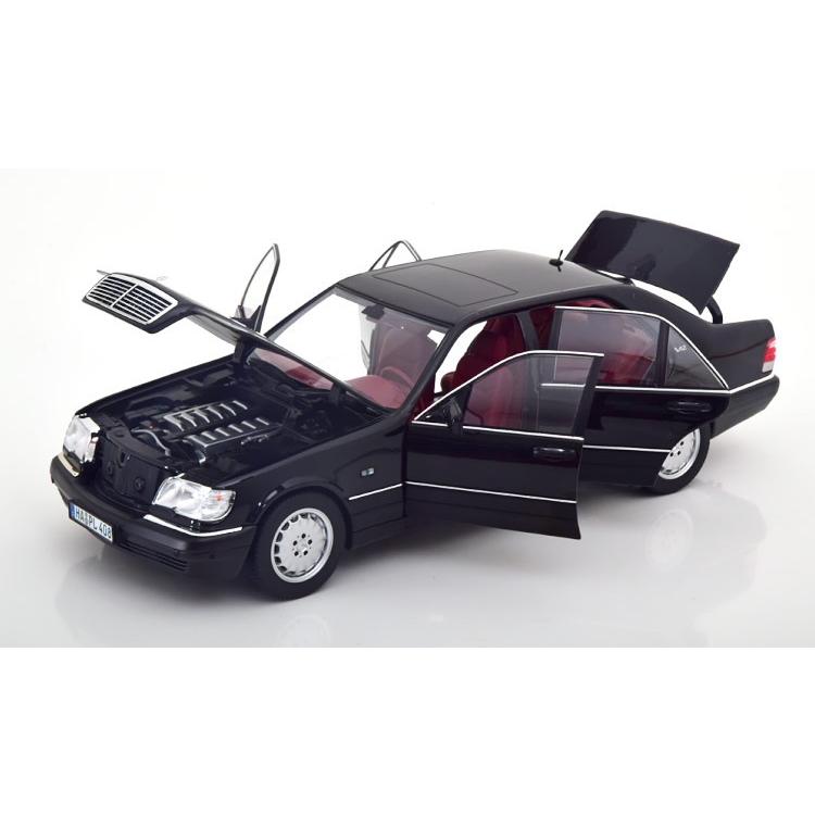 ノレブ 1:18 メルセデスベンツ S600 W140 1997 ブラック : 183722 