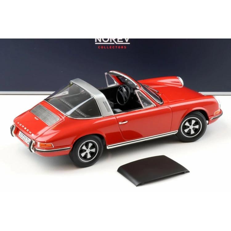 ノレブ 1/18 ポルシェ 911 T タルガ 1971 レッド 開閉 Norev 1:18