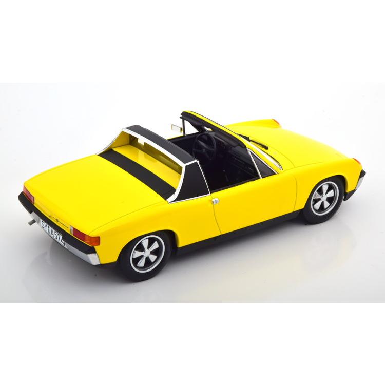 ノレブ 1/18 フォルクスワーゲン ポルシェ 914/6 1973 イエロー ブラック｜reowide-interior｜02