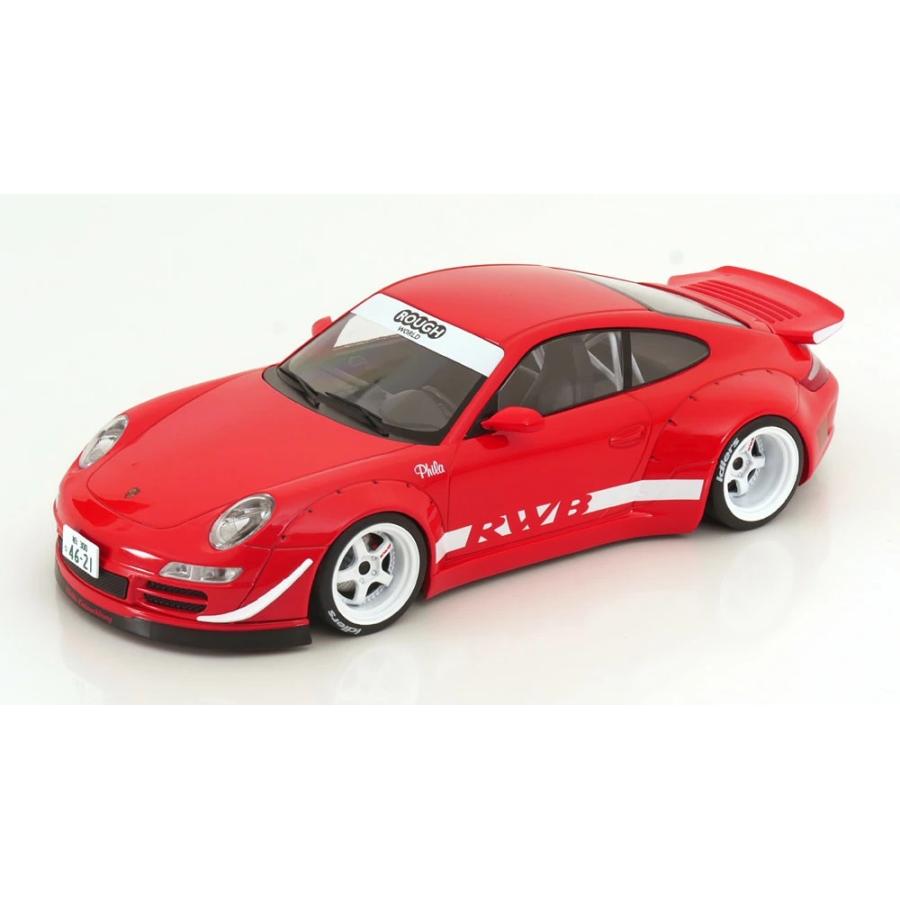 イクソ 1/18 ポルシェ 911 997 RWB レッド/ホワイト Ixo 1:18 Porsche