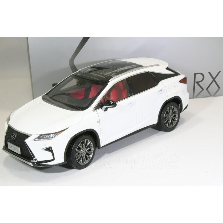 1/18 ミニカー　レクサス　Lexus RX 200t ソニッククォーツ レクサス特注 1/18 レクサス RX 200t 2016 ソニッククォーツ ホワイト