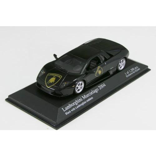 ミニチャンプス 1/43 ランボルギーニ ムルシエラゴ 2004 ブラック 