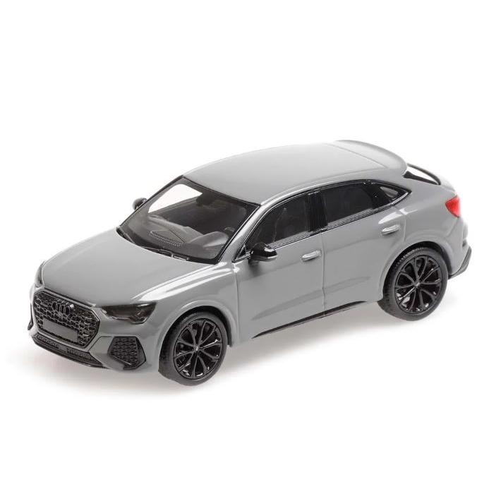 ミニチャンプス 1/43 アウディRS Q3 スポーツバック 2019 グレー 