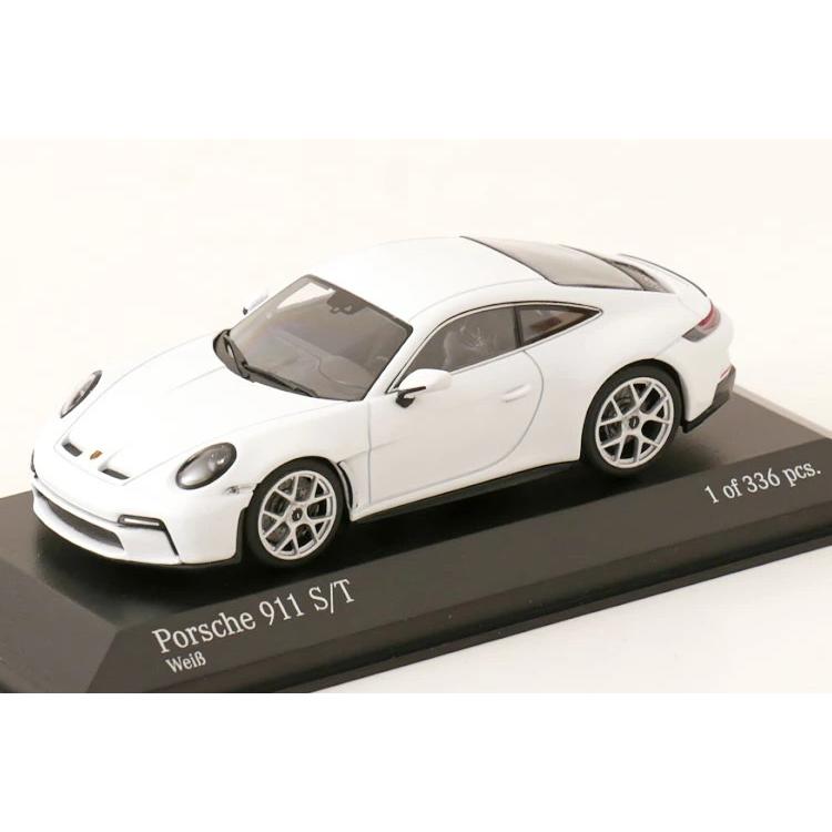 ミニチャンプス 1/43 ポルシェ 911 992 S/T 2023 ホワイト Minichamps
