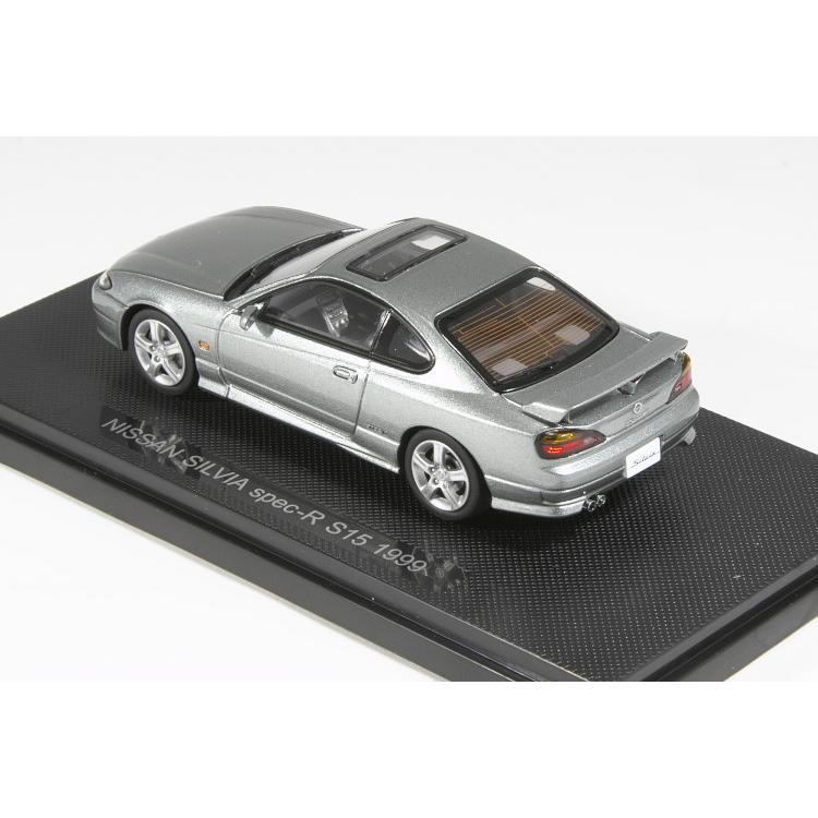 エブロ 1/43 日産 シルビア スペックR S15 1999 シルバー : 44615 