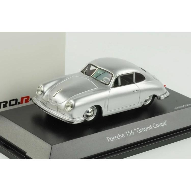 シュコー Pro.R 1/43 ポルシェ 356 グミュント クーペ シルバー Schuco