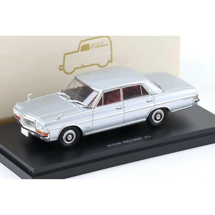 エブロ 1/43 日産 プレジデント 252 シルバーメタリック Ebbro 1:43