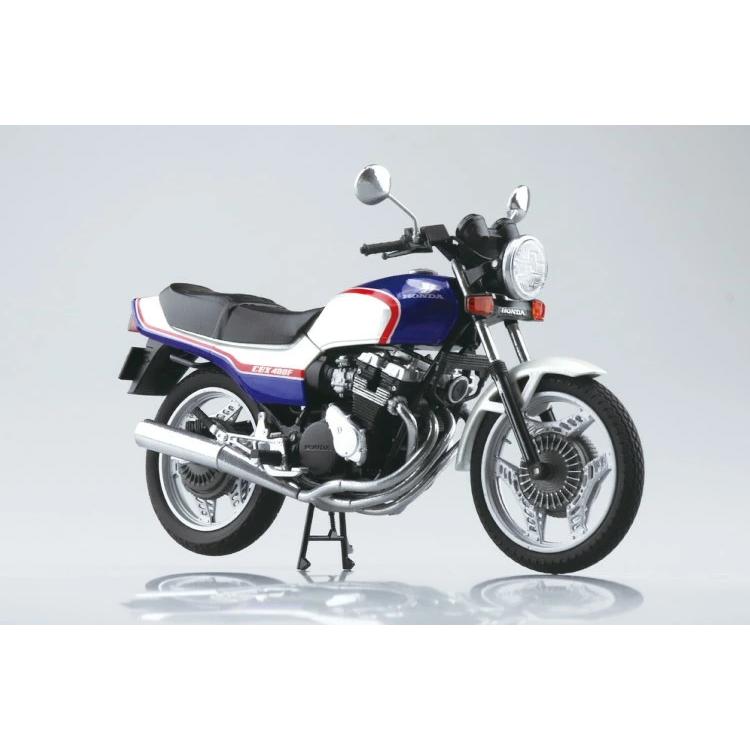 AOSHIMA 1/12 ホンダ CBX400F パールキャンディ キャンディブルー