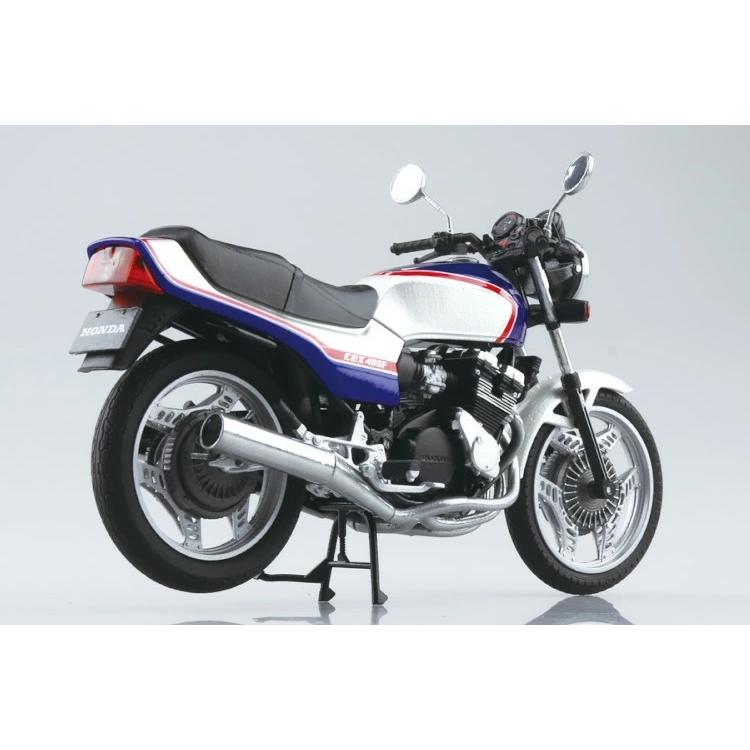 AOSHIMA 1/12 ホンダ CBX400F パールキャンディ キャンディブルー