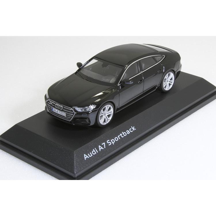 I-Scale 1/43 アウディ A7 スポーツバック ブラック 2017(Myth Black
