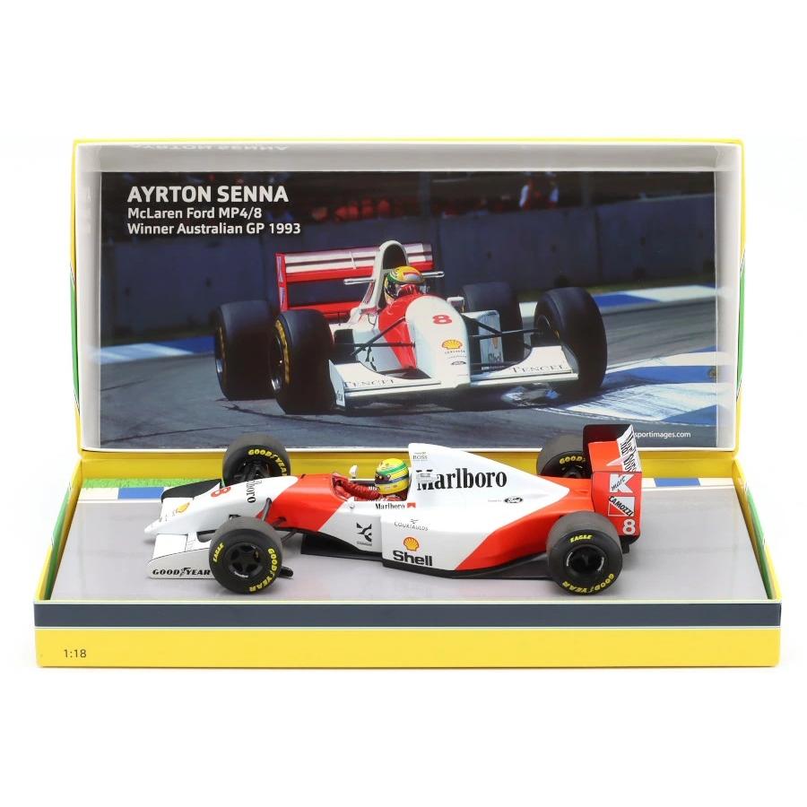 ミニチャンプス 1/18 マクラーレン MP4/8 アイルトン セナ ミニチャンプス 1/18 マクラーレン MP4/8 #8 優勝 オーストラリアGP F1