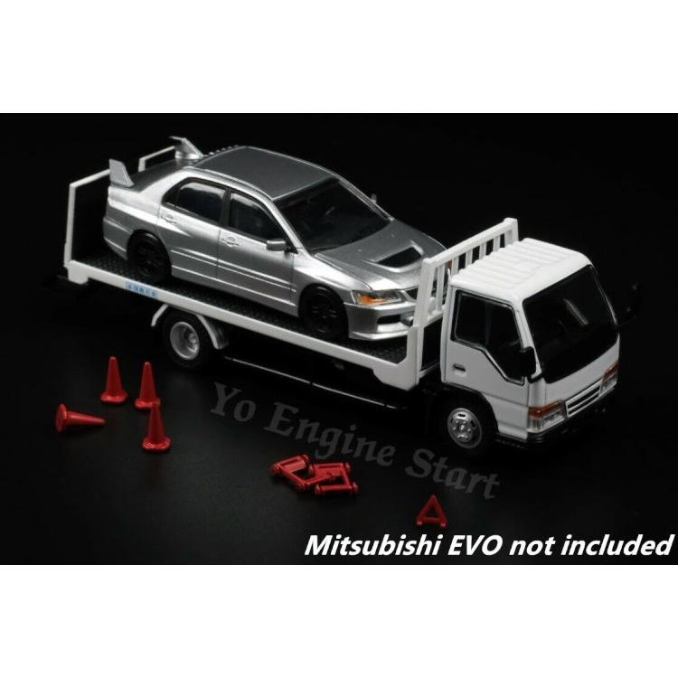 ピーコ × YES 1/64 いすゞ エルフ フラットベッド レッカー車 ピーコ × YES 1/64 いすゞ エルフ フラットベッド レッカー車