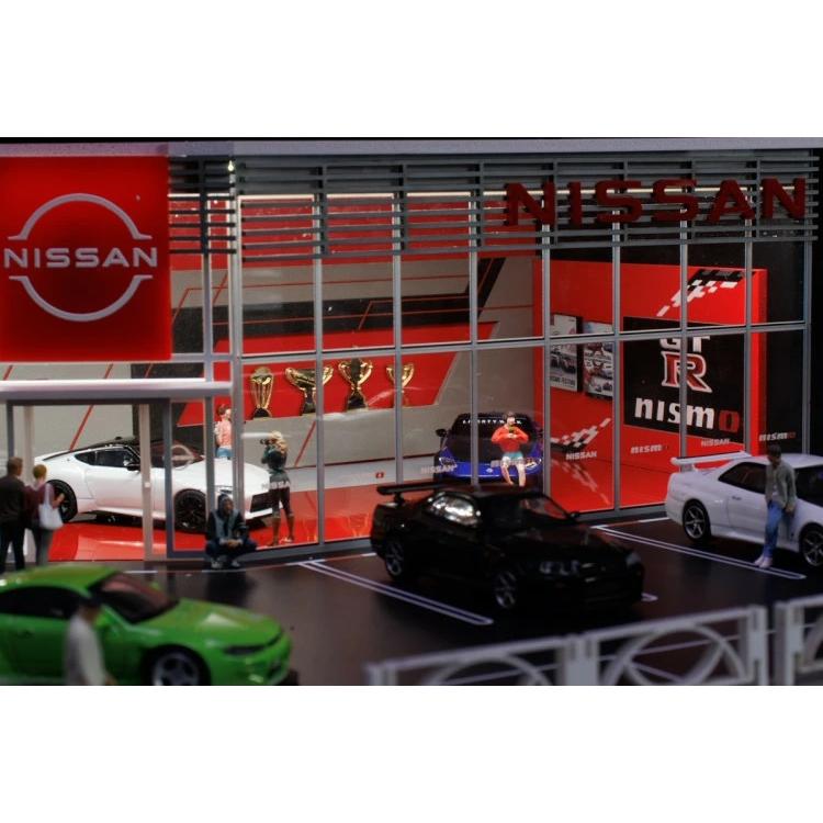 G-Fans 1/64 日産 ニスモ 建築 ジオラマ ミニカー・フィギュアは付属