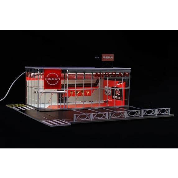 G-Fans 1/64 日産 ニスモ 建築 ジオラマ ミニカー・フィギュアは付属