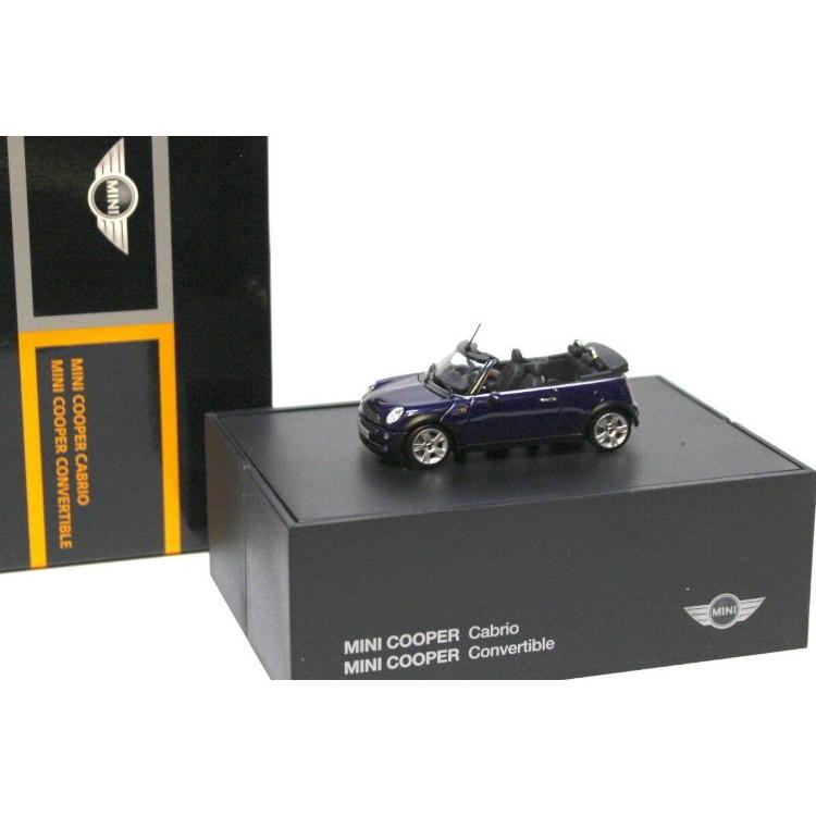 BMWミニクーパー コンバーチブル　R57 1/43スケール ブラック Minichamps/ミニチャンプス BMW MINI特注 ミニ クーパー