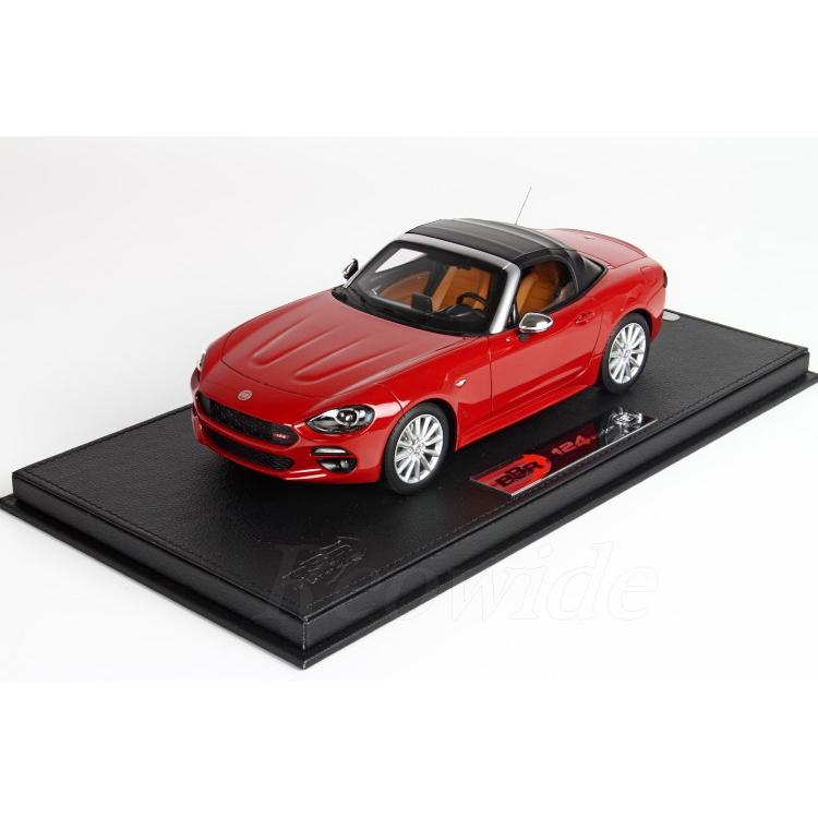 BBR 1/18 フィアット 124 スパイダー ソフトトップ 2016 メタリック 