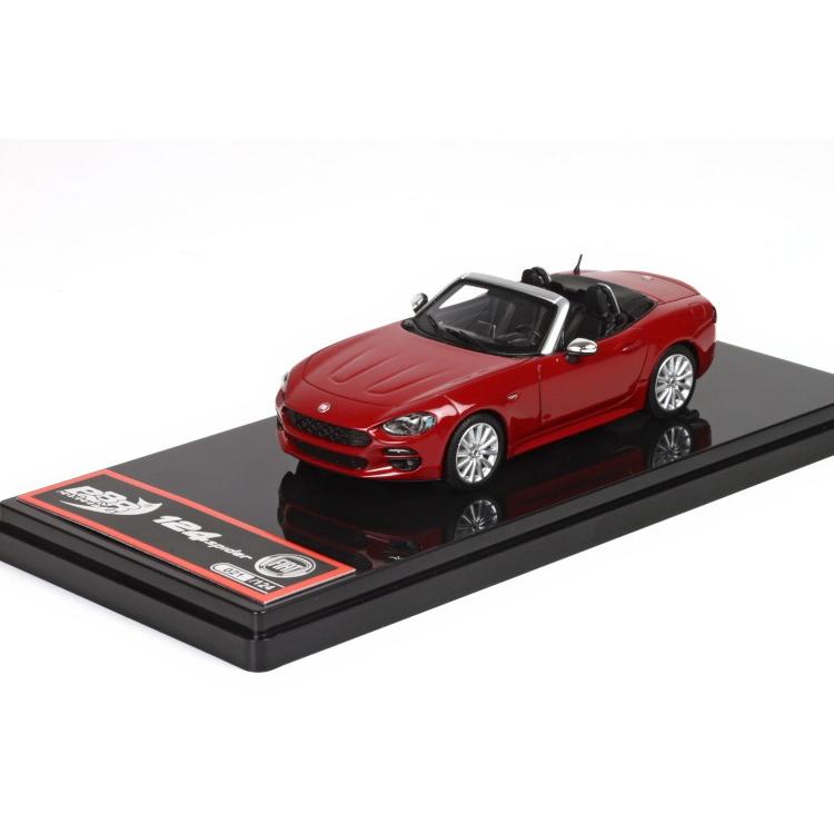 BBR 1/43 フィアット 124 スパイダー 2016 メタリックレッド (Rosso Passione) 124台限定---マツダ ロードスター ND
