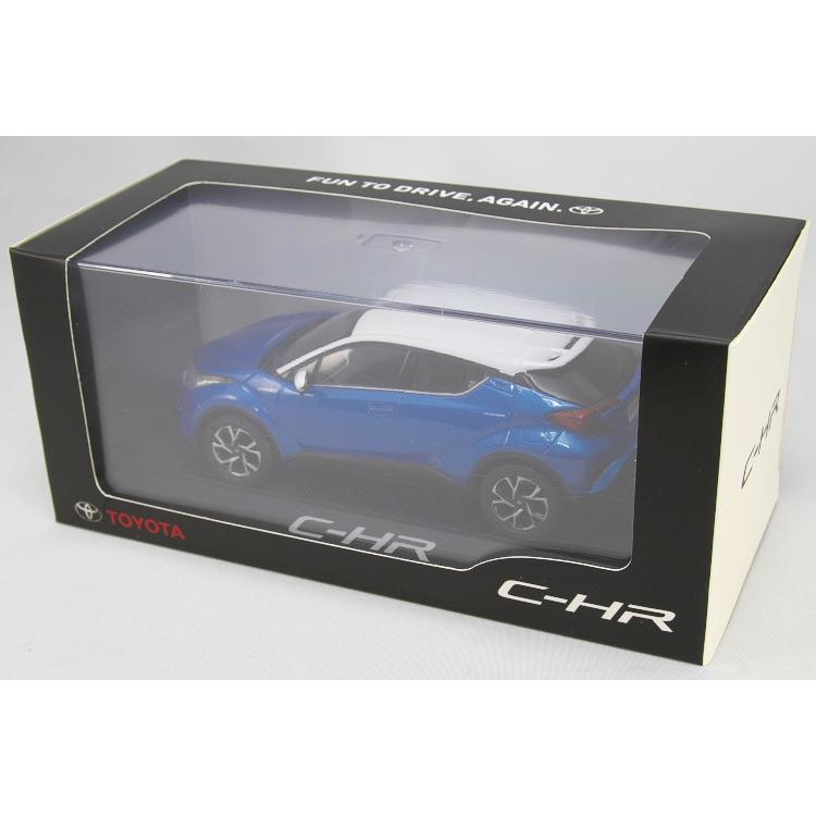 トヨタ特注 1/30 新型 トヨタ C-HR ホワイト × ブルーメタリック