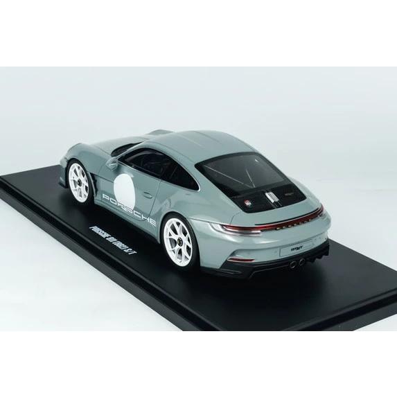 未展示品 GTスピリット1/18 ポルシェ911 GTスピリット 1/18 ポルシェ 911 992 S/T グレー ディスプレイケース