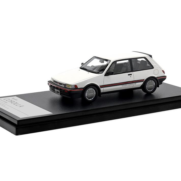 ハイストーリー 1/43 トヨタ カローラ FX-GT 1984 ホワイト Hi-Story 1