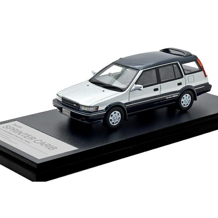 ハイストーリー 1/43 トヨタ スプリンター カリブ アクティブブルー