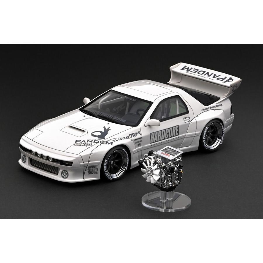 イグニッション モデル 1/18 パンデム RX-7 FC3S ホワイト