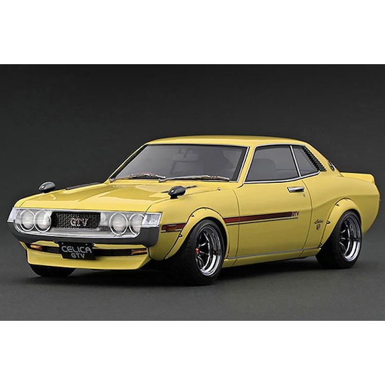 イグニッションモデル セリカ 1600GTV TA22／RE 雨宮 RX-7 イグニッションモデル 1/18 トヨタ セリカ 1600GTV TA22 イエロー