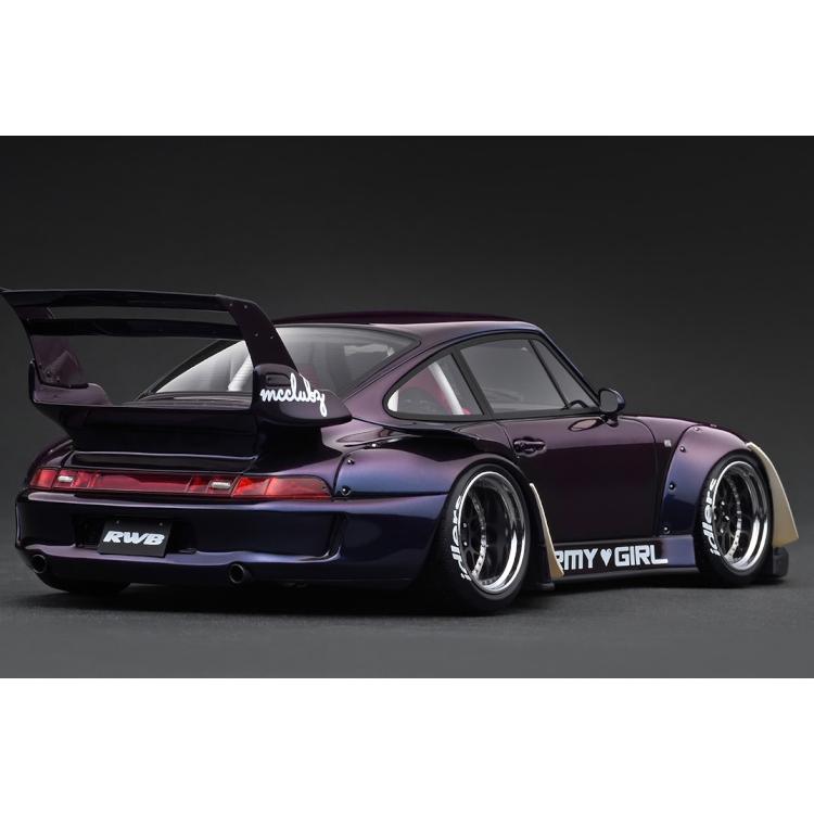 イグニッションモデル 1/18 RWB 911 993 パープルメタリック ignition