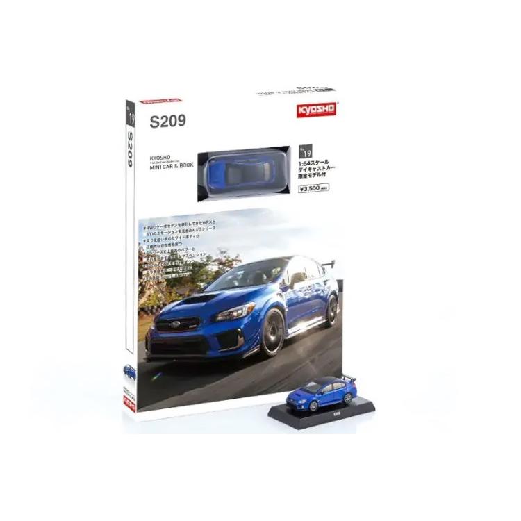 京商 1/64 ミニカー & ブック スバル WRX S209 Kyosho 1:64 MINI CAR