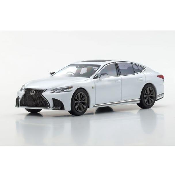 京商 1/43 レクサス LS500 スポーツ ホワイト ノーヴァ ガラス