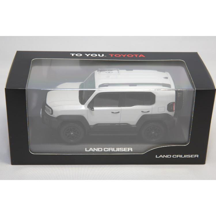 【新品】ランクルFJ ランドクルーザー　プラチナホワイトパールマイカ　ミニカー トヨタ特注 1/30 ランドクルーザー FJ ランクル プラチナホワイト