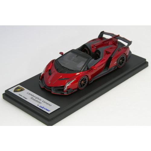 ルックスマート 1/43 ランボルギーニ ヴェネーノ ロードスター メタリックレッド Rosso Veneno