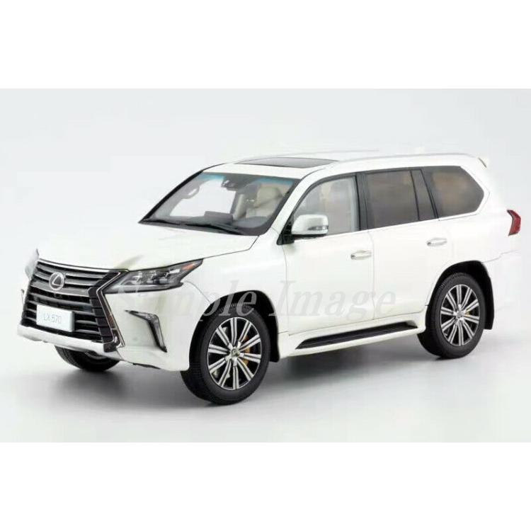 レクサス特注 1/18 レクサス LX570 ホワイト 開閉式 : 寝具
