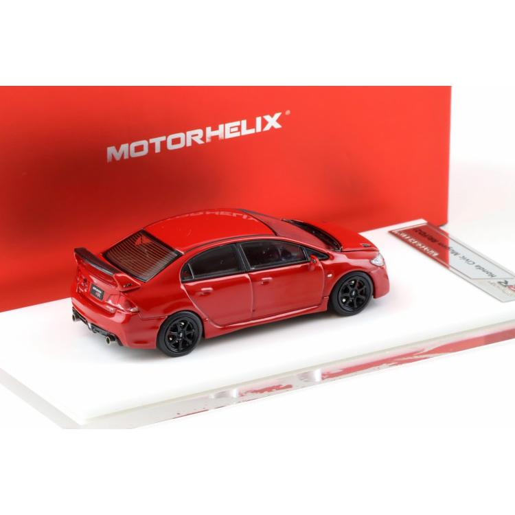 モーターヘリックス 1/64 ホンダ シビック FD2 無限 RR ミラノレッド