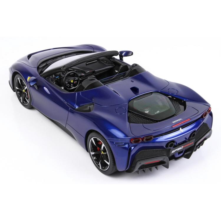 BBR 1/18 フェラーリ SF90 スパイダー メタリックブルー : 寝具