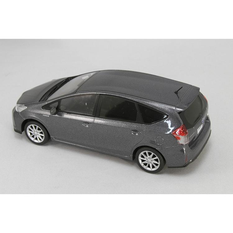 トヨタ特注 1/30 新型 トヨタ プリウス α グレーメタリック カラー