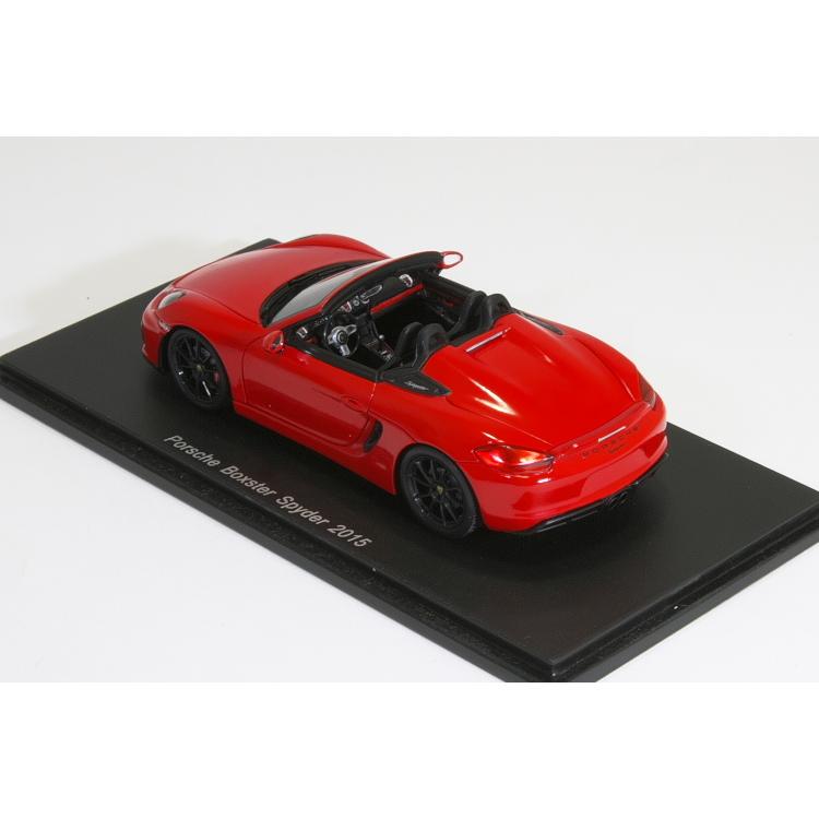 スパーク 1/43 ポルシェ ボクスター スパイダー 981 2015 レッド
