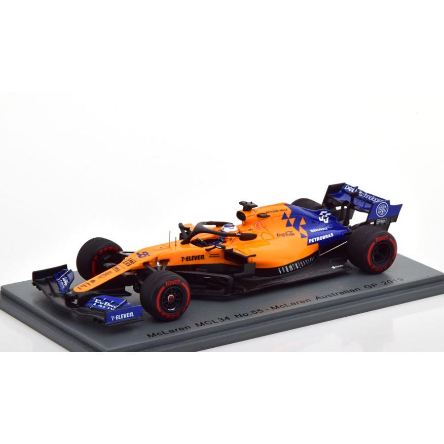 スパーク 1/43 マクラーレン MCL34 オーストラリアGP 2019 #55 : 寝具