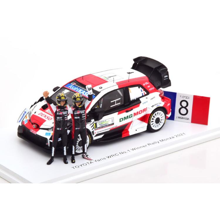 スパーク 1/43 トヨタ ヤリス WRC 優勝 ラリー モンツァ 2021 オジェ 